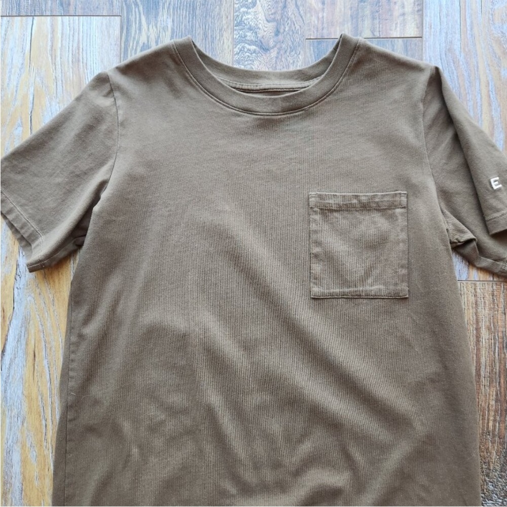 Everlane Khaki Green Weekend T-Shirt Dress, NWOT - Picture 7 of 9